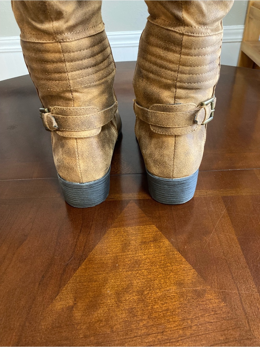 Mari A. by Xappeal Brown/Cognac Slouchy Knee-High Boots | New In Box | Size 9 - Picture 6 of 8